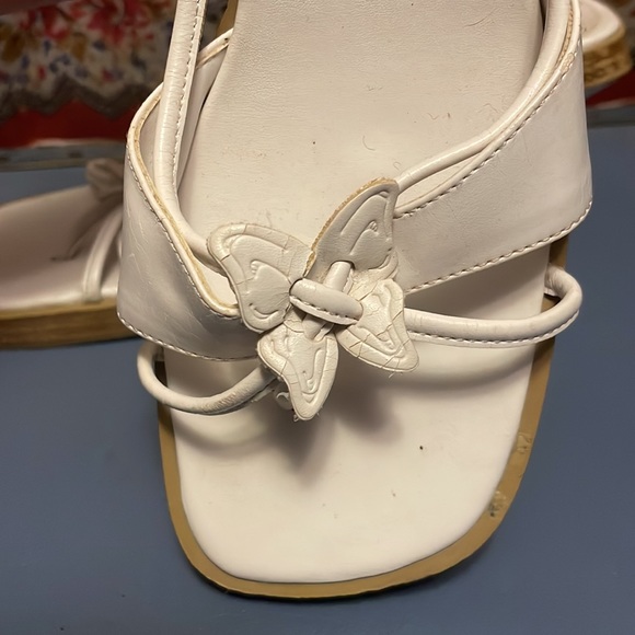 Y2K Square Toe Thong Block Heel Sandals - Picture 4 of 6